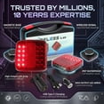 thumbnail image 4 of Beslands Wireless Trailer Lights Magnetic, Rechargeable LED Towing Tail Lights Kit, Waterproof Portable Magnetic Tow Lights for Truck, Boat, RV, 4 of 7