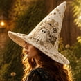 thumbnail image 3 of IAJDKMEK Halloween Costumes, Tall Witch Hat for Adults, Pointed Wizard Hat for Party, Themed Events and Dress-Up, 3 of 4