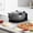 GREY, variant on Electric pizza oven, countertop pizza maker, 12-inch pizza maker, space-saving oven, compact design, reliable performance, easy to clean, portable oven, small oven