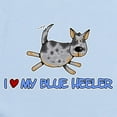 thumbnail image 2 of CafePress - I Love My Blue Heeler Infant Bodysuit - Baby Light Bodysuit, Size Newborn - 24 Months, 2 of 4