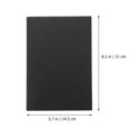 thumbnail image 6 of IDEANATEGRATE Memo Notepad Black Rectangular Simple Design Office 12Pcs 8.25X5.70X0.04In, 6 of 10