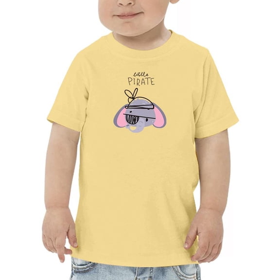 Little Pirate Elephant T-Shirt Toddler -Image by Shutterstock, 4 Toddler