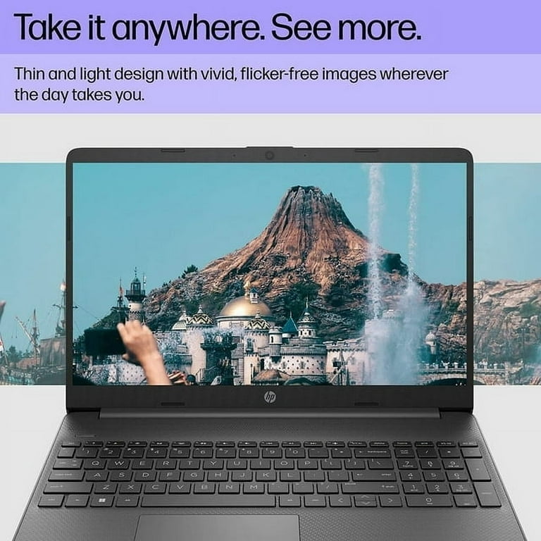 HP 15 inch Laptop, FHD Display, Intel Core i3-1215U, 8 GB RAM, 128