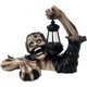 thumbnail image 1 of Luz de resina de zombi de Halloween, linterna LED 3D de zombi arrastrándose hacia afuera de la tumba, lámpara a batería Estatua de terror aterradora muerta Adorno de mesa, 1 of 5