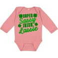 thumbnail image 3 of Inktastic Super Sassy Irish Lassy with Green 4 Leaf Clovers Boys or Girls Long Sleeve Baby Bodysuit, 3 of 5
