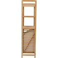 thumbnail image 3 of Bamboo 3-Tier Laundry Sorters 70lbs Laundry Organizer Cabinet, 3 of 7