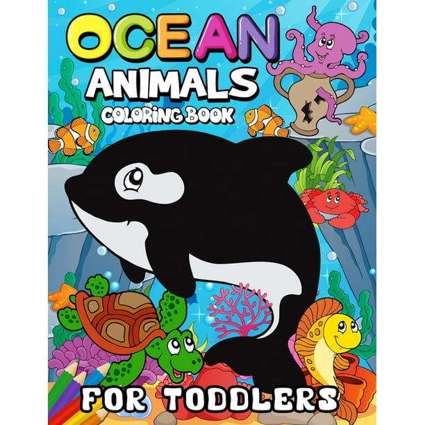 Ocean Animals Coloring Books for Toddlers Children Activity Books for