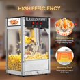 thumbnail image 2 of Bonnlo Movie Theater Style Popcorn Machine with 8 Ounce Kettle Makes Up to 32 Cups, Countertop Popcorn Maker with Stainless Steel Popcorn Scoop, Oil Spoon & 3 Popcorn Cups for Commercial Home, Black, 2 of 15