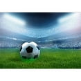 thumbnail image 2 of wall26 - Close Up of a Football Ball on a Full Stadium - Removable Wall Mural | Self-Adhesive Large Wallpaper - 100x144 inches, 2 of 6