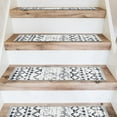 thumbnail image 4 of World Rug Gallery Distressed Bohemian Non-Slip Stair Treads (Set of 4) 8.6" x 26" Cream, 4 of 5