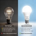 thumbnail image 6 of Kasotile Motion Sensor Light Bulbs, 12W (100Watt Equivalent), Motion Activated Dusk to Dawn Security LED Bulb, 6000K Daylight, for Indoor and Outdoor Lighting, Porch, Stairs, Hallway 2Pack, 6 of 9