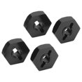 thumbnail image 3 of 4 PCS RC Wheel Hex Hub Adapter Aluminum Alloy RC Hex Coupler Parts for E 1/16 RC Car Black, 3 of 8