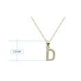 thumbnail image 2 of Collar Gargantilla Letra D Horoz Oro 10K 45cm, 2 of 4