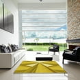 thumbnail image 6 of Ahgly Company Indoor Square Patterned Bright Gold Yellow Area Rugs, 7' Square, 6 of 6