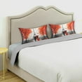 thumbnail image 5 of Red Paris Street Satin Pillowcase for Hair and Skin Silk Pillowcase Soft Breathable Sleeping Pillow Covers Smooth Cooling Pillowcase with Envelope Closure Size Standard 20x30 in Home Decor Gifts, 5 of 7