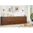 thumbnail image 3 of Luku Dresser for Bedroom,12 Drawer Dressers & Chests of Drawers, Wood Storage Drawer Dresser with Power Outlet, 61 Inch, 3 of 9