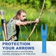 thumbnail image 5 of Uxcell Archery Arrows Nocks, Plastic Insert Arrow Nock Replacement Arrow Tails for Hunting Shooting Compound Recurve Bow Blue, 5 of 7