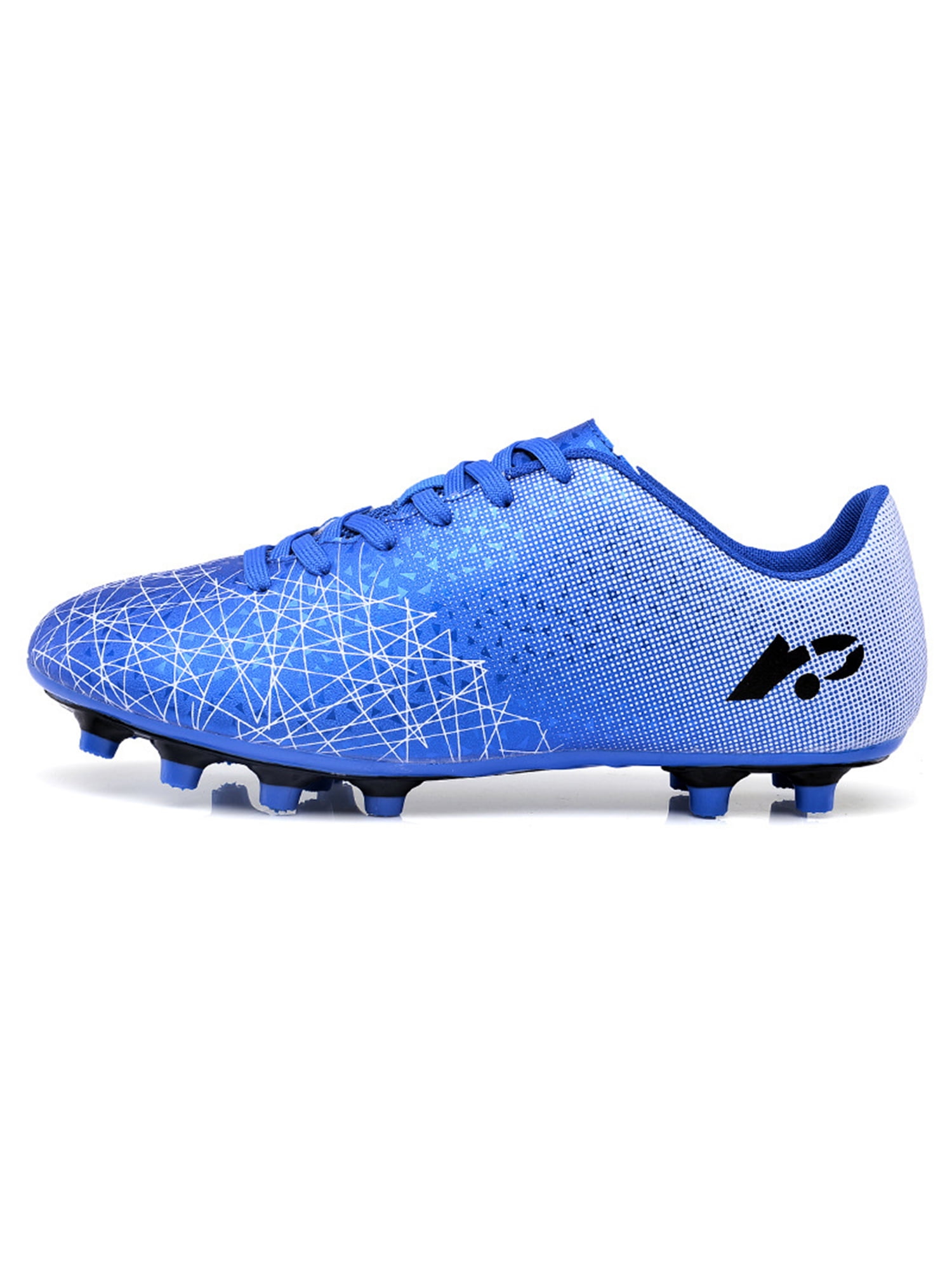 Royal blue youth top football cleats