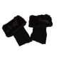 thumbnail image 3 of Guardurnaity Calentadores de piernas Tejido de ganchillo Faux Trim Flip Calcetines para invierno Cubierta de bota corta Fácil de combinar Medias Negro, 3 of 6
