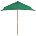 thumbnail image 6 of vidaXL Outdoor Parasol with Wooden Pole 59.1"x78.7" Terracotta, 6 of 24