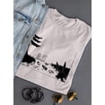 thumbnail image 3 of Human Tracks T-Shirt Women -Wilfred Hildonen Designs, Female XX-Large, 3 of 4