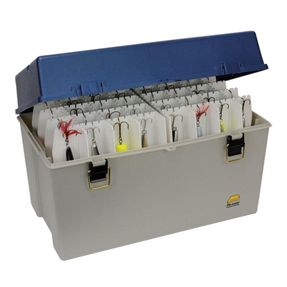 Plano Big Game System Blue Met & Silver Tackle