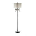 thumbnail image 1 of Drape Crystal Glass Peach Floor Lamp, 1 of 1