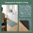 thumbnail image 2 of REGALWOVEN Kitchen Rugs Non-Slip Rubber Backing Kitchen Mats for Floor, Oil Absorbent Runner Rug for Laundry Room, Entryway Green 28" x 18", 2 of 6