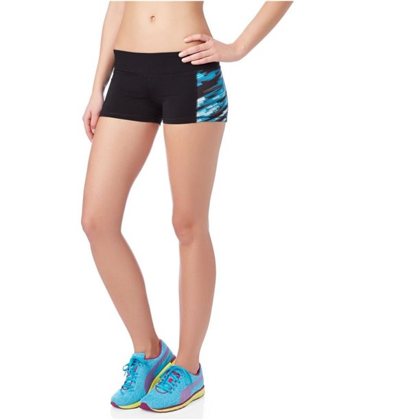 Aeropostale Womens LLD Printed Volleyball Athletic Workout Shorts, Azul, XS