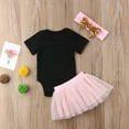 thumbnail image 5 of Calsunbaby Baby Girl Romper Tutu Skirt Dress Party Princess Outfit Set Cotton (0-3M), 5 of 6