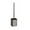 Grey, variant on COM1950s Toilet Bowl Cleaners, Toilet Bowl Cleaner, Toilet Brush with Stainless Steel Toilet Bowl Brush Modern and Compact Toilet Cleaner Brush Long Handle Bristles for Bathroom Cleaning