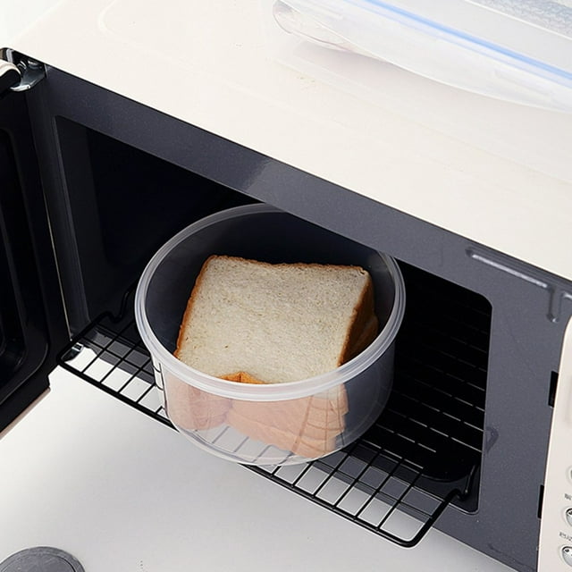 MesaSe Clear Food Storage Container Large Capacity Food Container for Car Travel Work Picnic