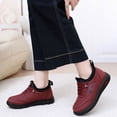thumbnail image 6 of Womens Winter Snow Boots Wide Toe Box Warm Hiking Non Slip Shoes Fuzzy Lined Lightweight Casual Outdoor Waterproof Booties, 6 of 9