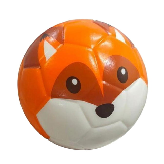 Wweixi Mini Football Designed For Toddlers And Children Animal Pattern Made Of PU Animal Pattern Soccer Fox 15CM