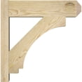 thumbnail image 3 of Ekena Millwork 6"W x 20"D x 20"H Imperial Rough Sawn Craftsman Outlooker, Douglas Fir, 3 of 4
