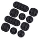 thumbnail image 1 of 10pcs Self Adhesive Cable Clips, Durable Cord Management Organizers for PC Desktop, Black & Transparent, for Headphones, Chargers, and More, 1 of 3