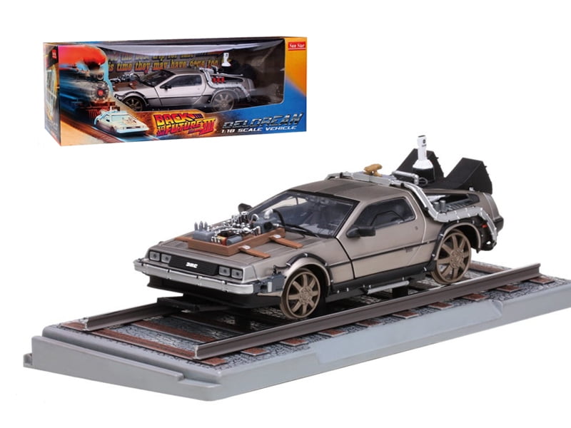 delorean diecast 1 18