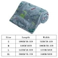 thumbnail image 2 of Winter Glow In The Dark Warm Blanket Cartoon Pattern Blanket Dinosaur Children Soft Warm Comfortable Blanket Glowing Blanket Bed Sofa Baby Soft Blanket Gift Full Size Plush Blanket, 2 of 8