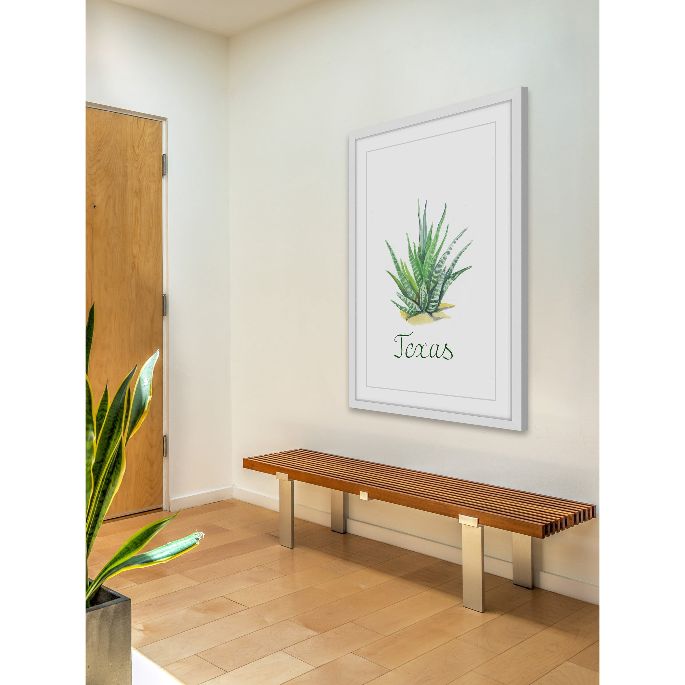 Mother-in-Law's Tongue Framed Painting Print