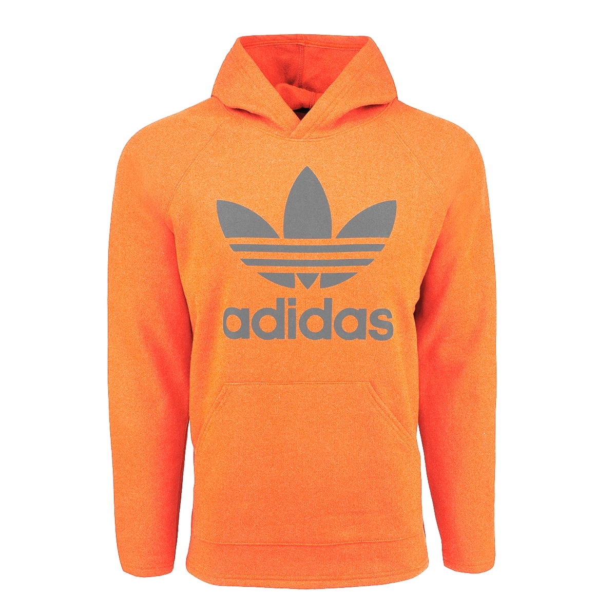 adidas trefoil orange hoodie
