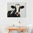 thumbnail image 2 of Orinice Cow Snow Barnyard Fine Art Aesthetic Poster & Print Wall Painting for Classroom Kitchen Office Farmhouse Bathroom Room Decor Pictures Wall Art Painting Living Room Bedroom Home Office, 2 of 6