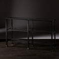 thumbnail image 5 of SEI Furniture Metal-Glass 3-Tier Console Table in Black, 5 of 6