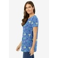 thumbnail image 3 of Woman Within Plus Size Perfect Printed Crewneck Tunic, 3 of 3