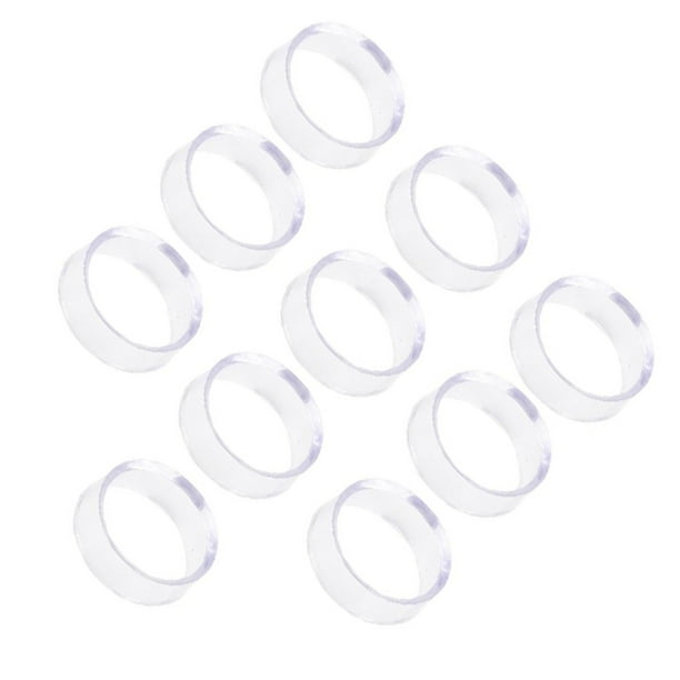 Yuarrent 10/Set Soporte de exhibición de acrílico Bola de cristal Canicas de vidrio Base de piedra Decoración del hogar Medio