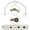Antique Brass, variant on Domovina Ginny 13/16-inch 6-Sided Bay WIndow Curtain Rod-Color:Satin Nickel