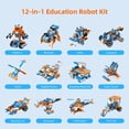 thumbnail image 2 of Kit de construcción de robots Apitor Robot X 12 en 1 con 600 piezas, 2 of 9