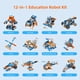 thumbnail image 2 of Kit de construcción de robots Apitor Robot X 12 en 1 con 600 piezas, 2 of 9