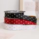 thumbnail image 5 of Zhuge Cintas para embalaje de cajas de regalo, cintas de poliéster con estampado en caliente estilo estrella, accesorios de moño, bolsa de embalaje para caja de regalo con flores (negra), 5 of 5