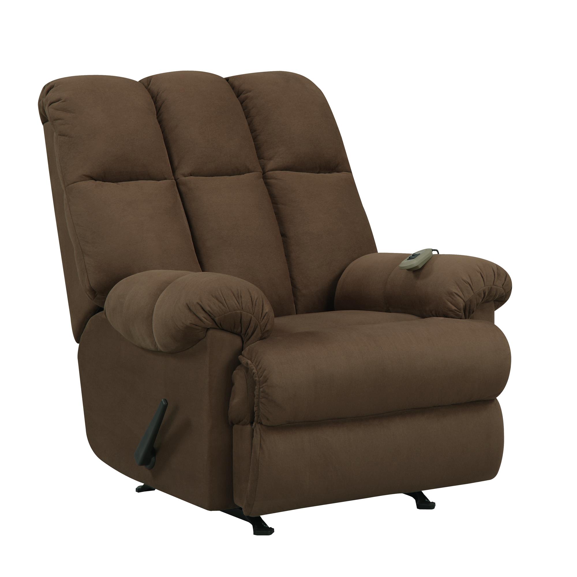 Elm & Oak Padded Massage Chair Recliner, Chocolate Upholstery - image 3 of 12