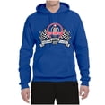 thumbnail image 2 of Wild Bobby Ford Shelby Vintage Checkered Flag Unisex Hoodie Sweatshirt, 2 of 6